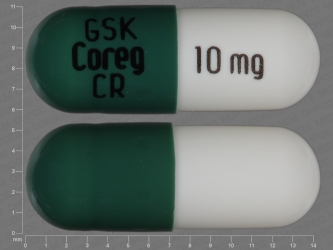 pill-image 24 HR Coreg 10 MG Extended Release Capsule