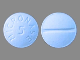 pill-image Micronase 5 MG Oral Tablet