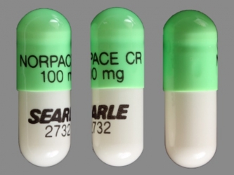 pill-image 12 HR Norpace 100 MG Extended Release Capsule