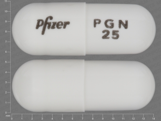 pill-image Lyrica 25 MG Oral Capsule