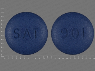 pill-image Hyophen (benzoic acid 9 MG / hyoscyamine sulfate 0.12 MG / methenamine 81.6 MG / methylene blue 10.8 MG / phenyl salicylate 36.2 MG) Oral Tablet
