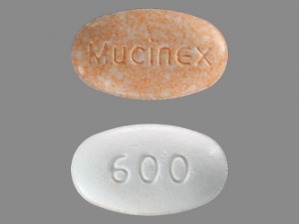 pill-image Mucinex D (guaifenesin 600 MG / pseudoephedrine hydrochloride 60 MG) 12 HR Extended Release Tablet